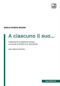 coverA ciascuno il suo... Testo spagnolo a fronte