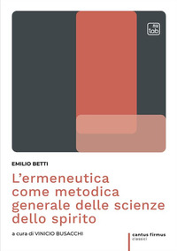 coverL'ermeneutica come metodica generale delle scienze dello spirito
