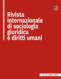 coverRivista internazionale di sociologia giuridica e diritti umani. Vol. 5/1